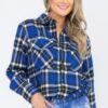 Oversized Plaid Flannel Shirt – Relaxed Boyfriend Fit