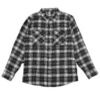 Women’s Oversized Boyfriend Flannel Shirt – Checkered