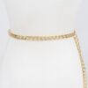 Chain Belt with Large-Link Center – Polished Alloy
