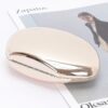 Structured Metal-Trim Clutch with Chain Detail