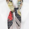 Multi-Print Silk Bandana – Vibrant Square Scarf
