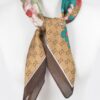 Multi-Print Silk Bandana – Vibrant Square Scarf