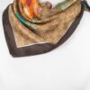 Multi-Print Silk Bandana – Vibrant Square Scarf