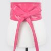 Tie Front Leather Belt – 5″ Wide Polyurethane