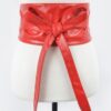 Tie Front Leather Belt – 5″ Wide Polyurethane