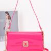 Enamel Flap Shoulder Bag – Chain Strap Accent