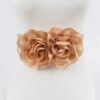 Floral Applique Belt – Sculptural Waist Accent