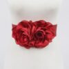 Floral Applique Belt – Sculptural Waist Accent