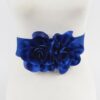 Floral Applique Belt – Sculptural Waist Accent