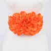 Floral Applique Belt – Sculptural Waist Accent