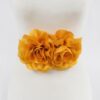 Floral Applique Belt – Sculptural Waist Accent