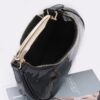 Enamel Metal-Handle Structured Clutch – Gold & Silver Accents