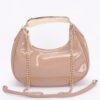Enamel Metal-Handle Structured Clutch – Gold & Silver Accents