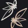 Rhinestone Flower Drop Earrings – Cascading Floral