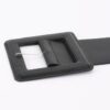 Faux Leather Plus-Size Waist Belt with Square Buckle