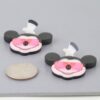 Mickey Mouse Silhouette Earrings – Polished Statement