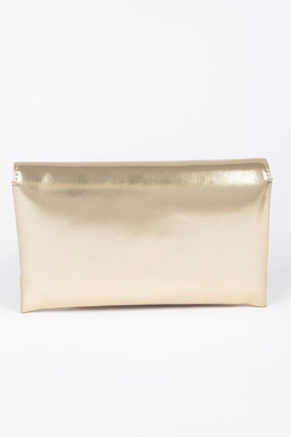 Metallic Small Envelope Clutch – Polyurethane Shimmer