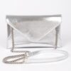 Metallic Small Envelope Clutch – Polyurethane Shimmer