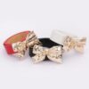 Metal Ribbon Buckle Belt with Bow Detail