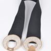 Rhinestone Two-Buckle Wide Elastic Waist Belt