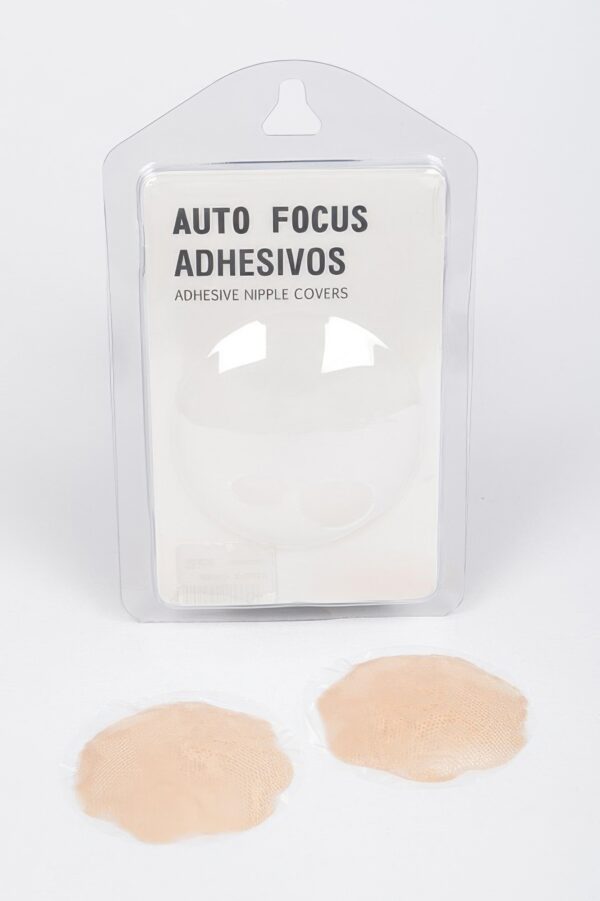 Silicone Nipple Covers – Lace Overlay, Black and White