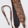 Faux Leo Kimono Wrap Belt – Wide Leopard Print