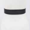 Hammered Heart Buckle Belt – Gold Faux Leather