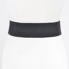 Plus-Size Elastic Belt with Rhinestone Buckle