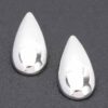 Gold-Plated Teardrop Earrings with Sterling Silver Posts