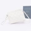 Quilted Faux-Leather Bucket Crossbody Bag