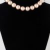 Beaded Statement Necklace with Oversized Shiny Beads