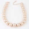 Beaded Statement Necklace with Oversized Shiny Beads