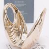 Gilded Chain Acrylic Clutch – Gold Metallic