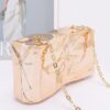 Acrylic Case Bag with Bow Accent – Glossy Finish