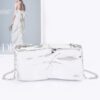 Acrylic Case Bag with Bow Accent – Glossy Finish
