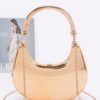 Acrylic Case Bag – Slim Gloss Clutch with Detachable Chain