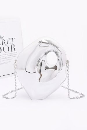 Glossy Acrylic Case Bag with Chain Strap