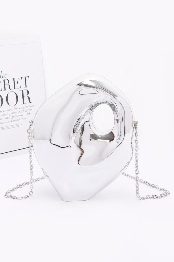 Glossy Acrylic Case Bag with Chain Strap