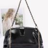 Enamel Frame Shoulder Bag – Patent-Look Polyurethane
