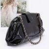 Enamel Frame Shoulder Bag – Patent-Look Polyurethane