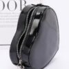 Enamel Heart Crossbody Bag with Glossy Finish