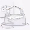 Metallic CCB Ball Handle Mini Evening Bag