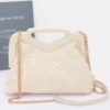 Crochet Clutch with Wood-Style Frame
