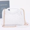 Crochet Clutch with Wood-Style Frame