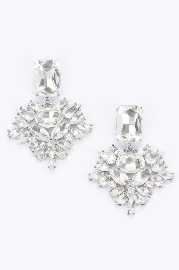 Rhinestone Party Earrings – Sparkling Drop Dangle
