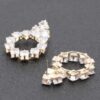 Layered Sculptural Rhinestone Party Earrings