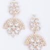 Rhinestone Party Earrings – Elongated Drop
