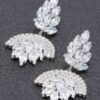 Rhinestone Party Earrings – Elongated Drop