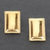 Gold Plated Metal Earrings – Minimalist Gold-Dipped Posts