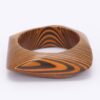 Wood Bracelet – Smooth Curved Natural Finish